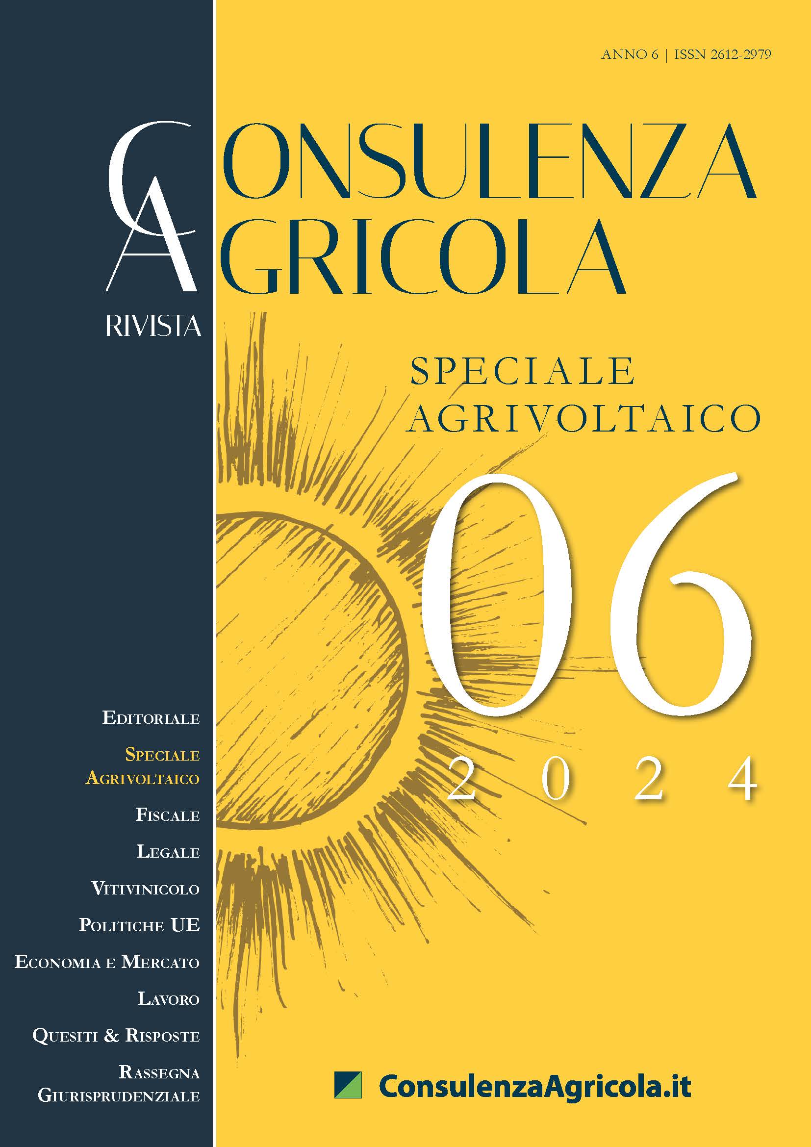 copertina La Rivista | ConsulenzaAgricola.it